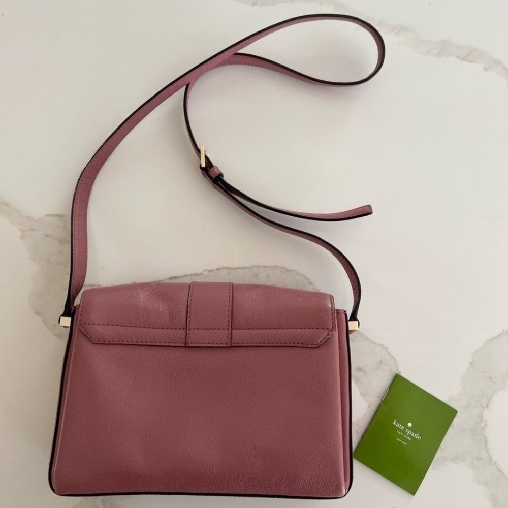 Kate Spade Raisin Milna‎ Lovett Syreet Leather Crossbody Bag - Picture 4 of 6